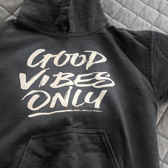 Kids Good Vibes Only Hoodie - Picture 2 of 6
